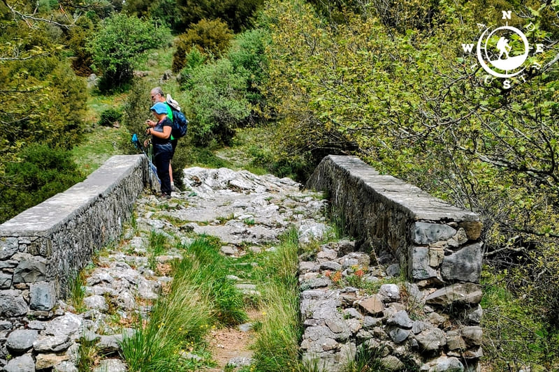 Πέτρινο γεφύρι στη διαδρομή Βυτίνα Νυμφασία στο Μαίναλο Αρκαδίας